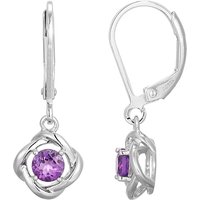 Amethyst-Silberohrringe Amethyst-Silberohrringe