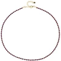 Edelstein-Silberhalskette Edelstein-Silberhalskette