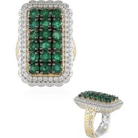Sambia-Smaragd-Silberring (Gems en Vogue) Sambia-Smaragd-Silberring (Gems en Vogue)