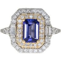 AAA-Tansanit-Goldring (CIRARI) AAA-Tansanit-Goldring (CIRARI)