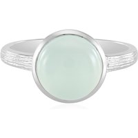 Aqua-Chalzedon-Silberring Aqua-Chalzedon-Silberring