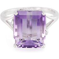 Mehrfarbiger Amethyst-Silberring Mehrfarbiger Amethyst-Silberring