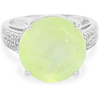 Prehnit-Silberring Prehnit-Silberring