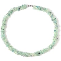 Fluorit-Silberhalskette Fluorit-Silberhalskette