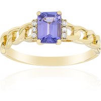 AAA-Tansanit-Goldring (CIRARI) AAA-Tansanit-Goldring (CIRARI)