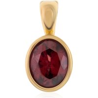 Roter Zirkon-Goldanhänger (CUSTODANA) Roter Zirkon-Goldanhänger (CUSTODANA)