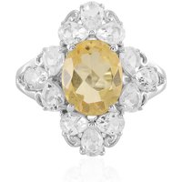 Citrin-Silberring Citrin-Silberring