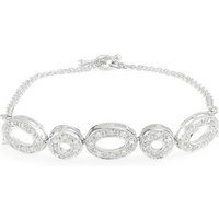 Zirkon-Silberarmband Zirkon-Silberarmband