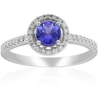 AAA-Tansanit-Goldring AAA-Tansanit-Goldring