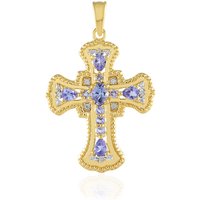 Tansanit-Silberanhänger Tansanit-Silberanhänger