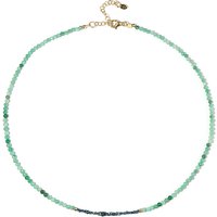 Edelstein-Silberhalskette Edelstein-Silberhalskette