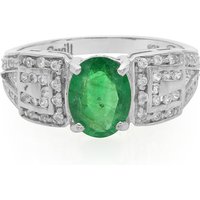 Bahia-Smaragd-Silberring Bahia-Smaragd-Silberring