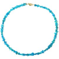 Äthiopischer Blauer Opal-Silberhalskette Äthiopischer Blauer Opal-Silberhalskette
