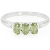 Mosambik-Saphir-Silberring Mosambik-Saphir-Silberring