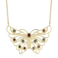 Roter I2 Brillant-Goldcollier (Ornaments by de Melo) Roter I2 Brillant-Goldcollier (Ornaments by de Melo)