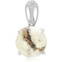 Magnesit-Silberanhänger Magnesit-Silberanhänger