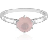 Rosenquarz-Silberring Rosenquarz-Silberring