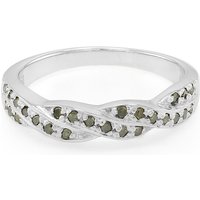 Fancy-Diamant-Silberring Fancy-Diamant-Silberring