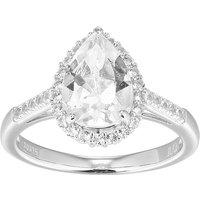 Weißer Topas-Silberring Weißer Topas-Silberring