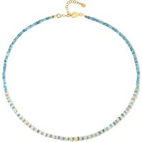 Edelstein-Silberhalskette Edelstein-Silberhalskette