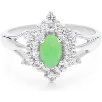 Kaiserlicher Chrysopras-Silberring Kaiserlicher Chrysopras-Silberring