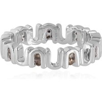 I3 Champagner-Brillant-Silberring (de Melo) I3 Champagner-Brillant-Silberring (de Melo)