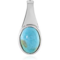Blauer Kingman Mohave-Türkis-Silberanhänger Blauer Kingman Mohave-Türkis-Silberanhänger