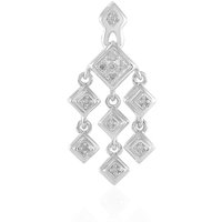 I2 (I) Diamant-Silberanhänger I2 (I) Diamant-Silberanhänger