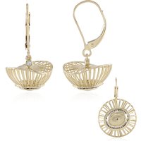 Zirkon-Goldohrringe (Ornaments by de Melo) Zirkon-Goldohrringe (Ornaments by de Melo)