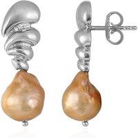 Süßwasserzuchtperlen-Silberohrringe (TPC) Süßwasserzuchtperlen-Silberohrringe (TPC)