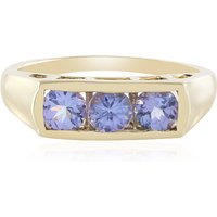 Tansanit-Goldring Tansanit-Goldring