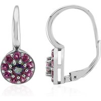 Edelstein-Silberohrringe Edelstein-Silberohrringe