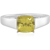 Goldener Apatit-Silberring Goldener Apatit-Silberring