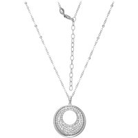 Zirkon-Silberhalskette Zirkon-Silberhalskette