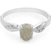 Labradorit-Silberring Labradorit-Silberring