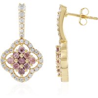 Malaya-Granat-Silberohrringe (Adela Silber) Malaya-Granat-Silberohrringe (Adela Silber)