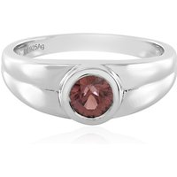Pinkfarbener Zirkon-Silberring Pinkfarbener Zirkon-Silberring