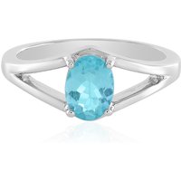 Blauer Apatit-Silberring Blauer Apatit-Silberring
