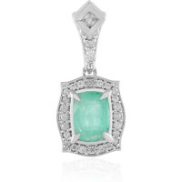 Äthiopischer Smaragd-Silberanhänger Äthiopischer Smaragd-Silberanhänger