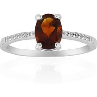 Madeira-Citrin-Silberring Madeira-Citrin-Silberring