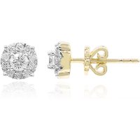 SI1 (G) Brillant-Goldohrringe (Annette) SI1 (G) Brillant-Goldohrringe (Annette)