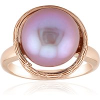 Purpurfarbene Ming-Perlen-Silberring (TPC) Purpurfarbene Ming-Perlen-Silberring (TPC)