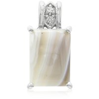 Botswana-Achat-Silberanhänger Botswana-Achat-Silberanhänger