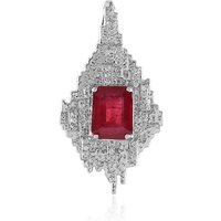 Bemainty-Rubin-Silberanhänger (MONOSONO COLLECTION) Bemainty-Rubin-Silberanhänger (MONOSONO COLLECTION)