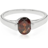 Mosambik-Granat-Silberring Mosambik-Granat-Silberring