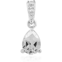 Weißer Topas-Silberanhänger Weißer Topas-Silberanhänger