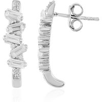 Zirkon-Silberohrringe Zirkon-Silberohrringe