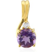 Uruguay-Amethyst-Silberanhänger Uruguay-Amethyst-Silberanhänger