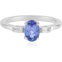 Tansanit-Silberring Tansanit-Silberring