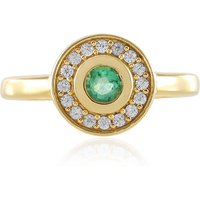 Äthiopischer Smaragd-Silberring Äthiopischer Smaragd-Silberring